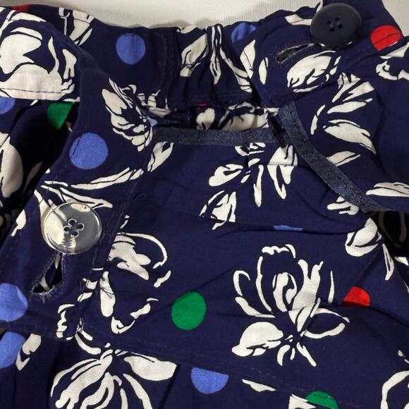 Vintage 80s Pendleton Miss Sophisticates Blue Floral Polka Dot Skirt Sz 6 - Picture 5 of 6